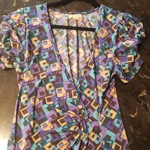 Jonathan Martin geo wrap dress